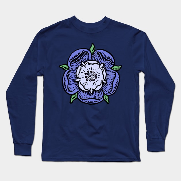 Blue Rose original recipe Long Sleeve T-Shirt by msgeek